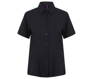 Henbury HY596 - Atmungsaktives Damenhemd Navy