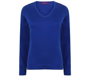 HENBURY HY721 - Damen Pullover mit V-Ausschnitt Marineblauen
