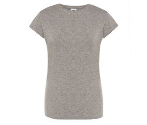 JHK JK150 - Damen Rundhals-T-Shirt 155 Gemischtes Grau