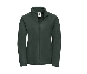 Russell JZ87F - Full Zip Fleecejacke Bottle Green