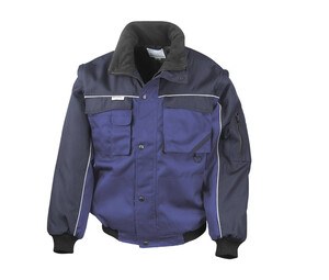 Result RS071 - Pilot Herrenjacke Abnehmbare Ärmel Marineblauen