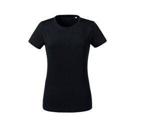 RUSSELL RU118F - Damen T-Shirt aus Bio-Baumwolle Black