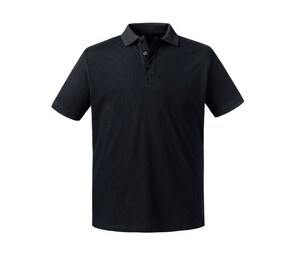 RUSSELL RU508M - Herren Poloshirt aus Bio-Baumwolle Black