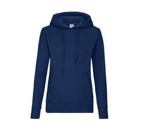 Fruit of the Loom SC269 - Frauen Hoodie mit Känguru-Tasche Navy