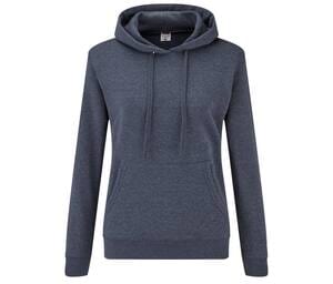 Fruit of the Loom SC269 - Frauen Hoodie mit Känguru-Tasche