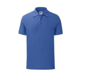 FRUIT OF THE LOOM SC3044 - Herren Poloshirt Heather Royal