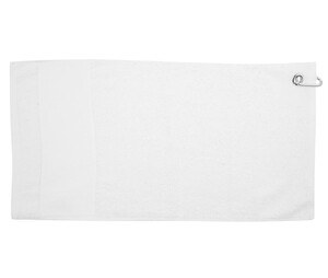 Towel city TC033 - Golf Handtuch mit Latte Weiß