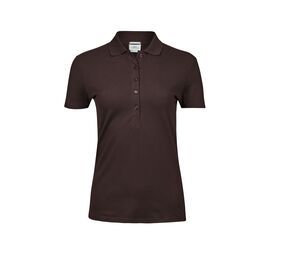 Tee Jays TJ145 - Luxus-Stretch-Polo für Frauen Chocolate