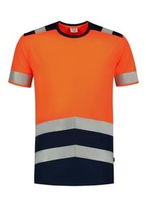 Tricorp T01 - T-Shirt High Vis Bicolor T-shirt unisex orange fluorescent