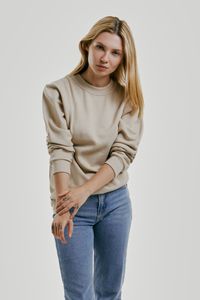 Radsow UXX03F - Radsow Apparel - Paris Sweatshirt Damen Sand