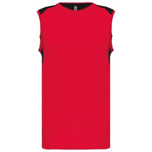 Proact PA475 - Zweifarbiges Sport-Top Red / Black