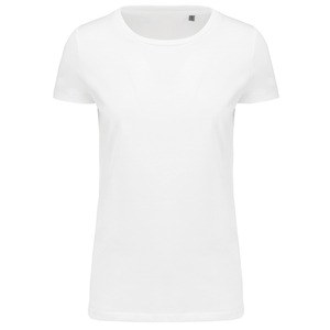 Kariban K3001 - Damen-T-Shirt Supima® mit kurzen Ärmeln und Rundhalsausschnitt Weiß