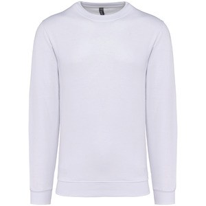 Kariban K474 - Sweatshirt mit Rundhalsausschnitt Weiß