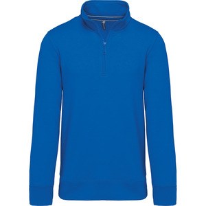 Kariban K487 - Sweatshirt mit Reißverschlusskragen Light Royal Blue