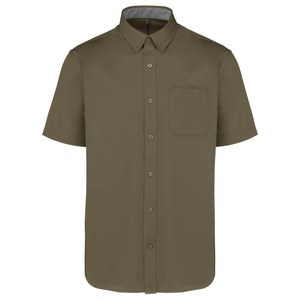 Kariban K587 - Kurzarm-Baumwollhemd Ariana III für Herren Light Khaki