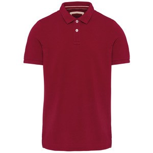 Kariban KV2206 - Kurzarm-Polohemd für Herren im Vintage-Stil Vintage Dark Red