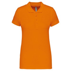 Kariban K255 - Damen Kurzarm-Poloshirt. Baumwollpiqué. Orange