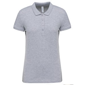 Kariban K255 - Damen Kurzarm-Poloshirt. Baumwollpiqué. Oxford Grey