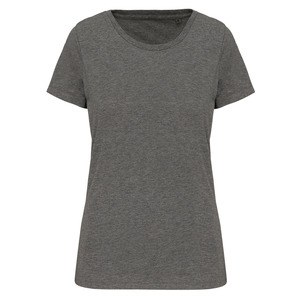 Kariban K3001 - Damen-T-Shirt Supima® mit kurzen Ärmeln und Rundhalsausschnitt Grey Heather