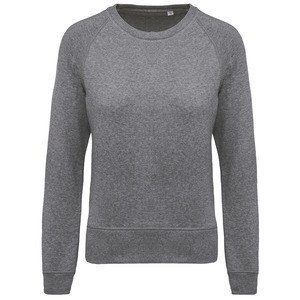 Kariban K481 - Damen Sweatshirt BIO-BAUMWOLLE Rundhalsausschnitt Raglanärmel