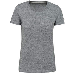 Kariban KV2107 - Kurzarm-Vintage-T-Shirt für Damen Slub Grey Heather