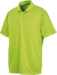 Spiro S288X - PERFORMANCE AIRCOOL POLO SHIRT Flo Yellow