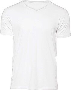B&C CGTM044 - Organic Cotton Inspire V-neck T-shirt Weiß