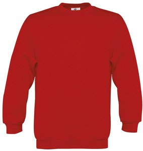 B&C CGWK680 - Kinder-Sweatshirt mit Rundhalsausschnitt Rot
