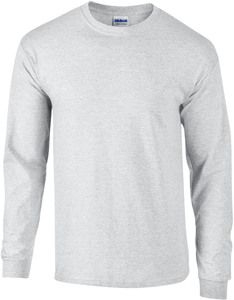 Gildan GI2400 - Herren Langarm T-Shirt 100% Baumwolle  Ash
