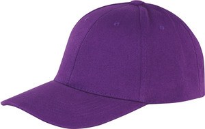 Result RC081X - Memphis Brushed Cotton Low Profile Cap Purple
