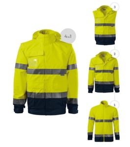 RIMECK 5V2 - HV Guard 4 in 1 Jacke unisex jaune fluorescent