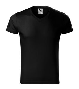Malfini 146 - Slim Fit V-neck T-shirt Herren Schwarz