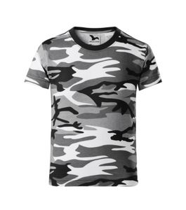 Malfini 149 - Camouflage T-shirt Kinder camouflage gray