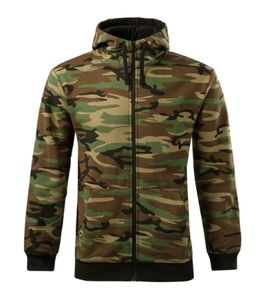 Malfini C19 - Camo Zipper Sweatshirt Herren camouflage brown