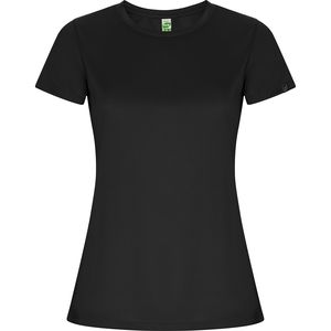 Roly CA0428 - IMOLA WOMAN Technisches Kurzarm-T-Shirt aus CONTROL DRY Gewebe aus recyceltem Polyester Dark Lead