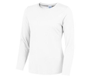 Just Cool JC012 - Atmungsaktives Langarm-T-Shirt für Damen von Neoteric ™ Arctic White