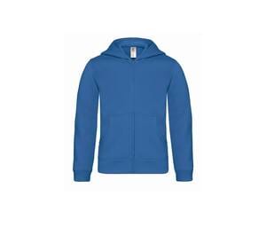 B&C BC504 - Kinder Kapuzensweatshirt mit Reißverschluss  Royal Blue
