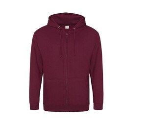 AWDIS JH050 - Sweatshirt mit Reißverschluss Burgundy