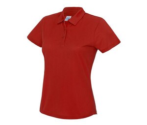 Just Cool JC045 - Atmungsaktives Frauenpolo -Hemd Fire Red