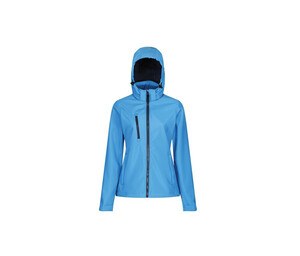 Regatta RGA702 - Damen Softshelljacke mit Kapuze French Blue/Navy