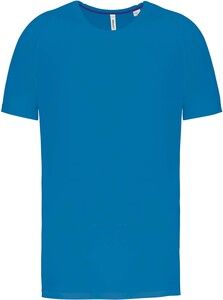 Proact PA4012 - Herren-Sportshirt aus Recyclingmaterial mit Rundhalsausschnitt Aqua Blue