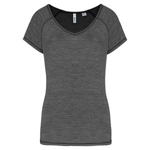 Proact PA4020 - Umweltfreundliches Damen-Sportshirt Marl Dark Grey