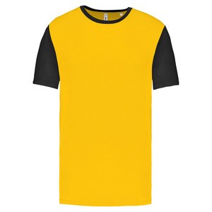 PROACT PA4023 - Zweifarbiges Kurzarmtrikot für Erwachsene Sporty Yellow / Black