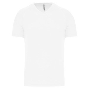 PROACT PA476 - Herren Kurzarm-Sportshirt mit V-Ausschnitt