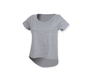 SF Women SK233 - Sehr langes T-Shirt Heather Grey