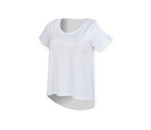 SF Women SK233 - Sehr langes T-Shirt Weiß