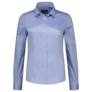Tricorp T24 - Fitted Stretch Blouse Hemd Damen Pool Blue
