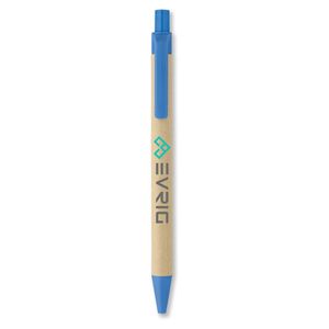 GiftRetail IT3780 - CARTOON Papier/Mais PLA Kugelschreiber Blue