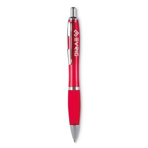 GiftRetail MO3314 - RIOCOLOUR Riocolor Kugelschreiber Transparent Red
