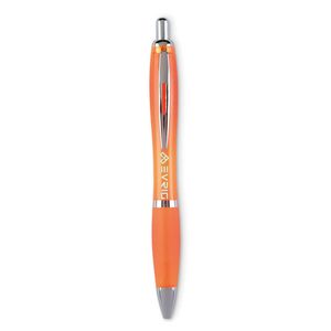 GiftRetail MO3314 - RIOCOLOUR Riocolor Kugelschreiber transparent orange